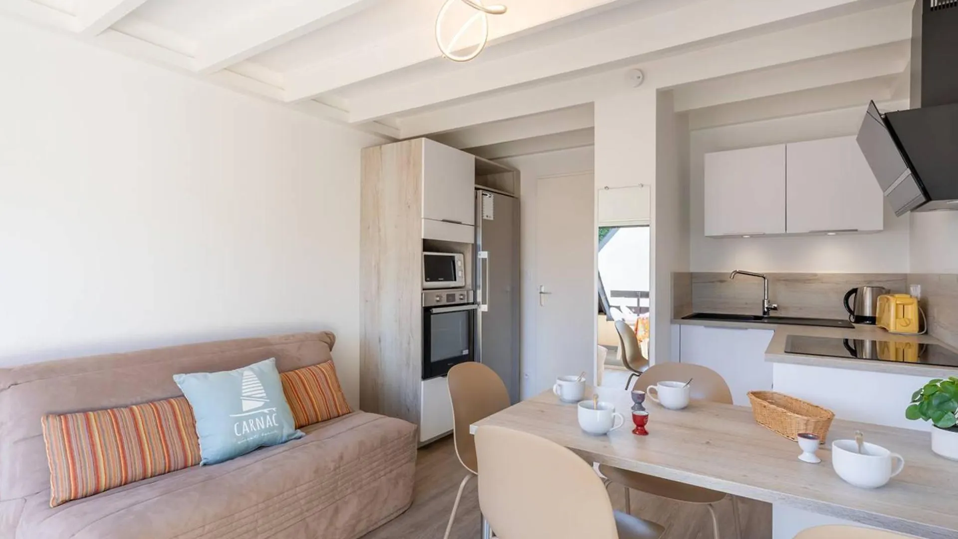 아파트 Carnac : Duplex 2 Pieces, 200M Plage, Terrasse Sud, Parking, Animal Accepte - Fr-1-477-116 프랑스